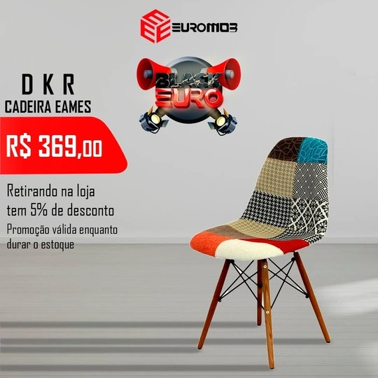 Cadeira Eames OKR - Oferta Imperdivel - Euromob - Móveis planejados para escritório
