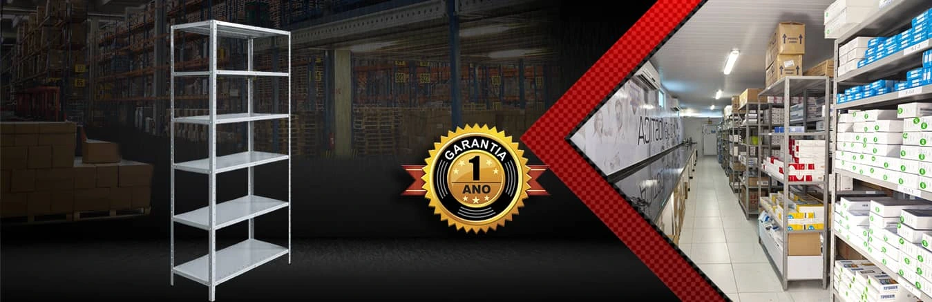 Estante de aço - Euromob - Prateleira de aço