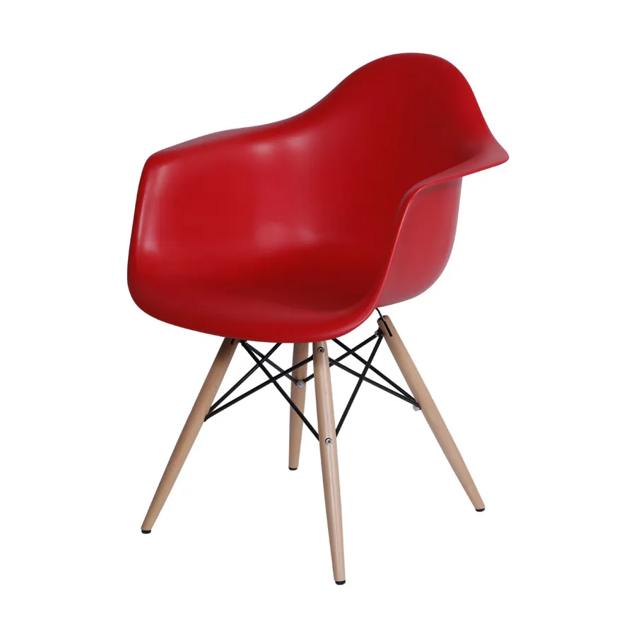 Linha Cadeiras Design - Euromob - Cadeira Eames DKR com Braços
