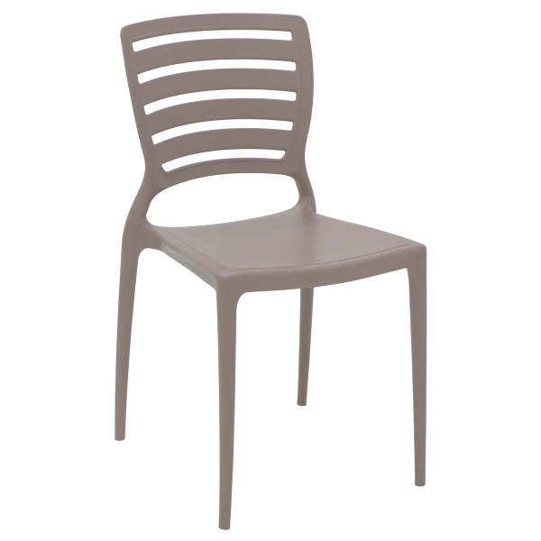 Linha Cadeiras Design - Euromob - Cadeira Sogia com Encosto Horizontal