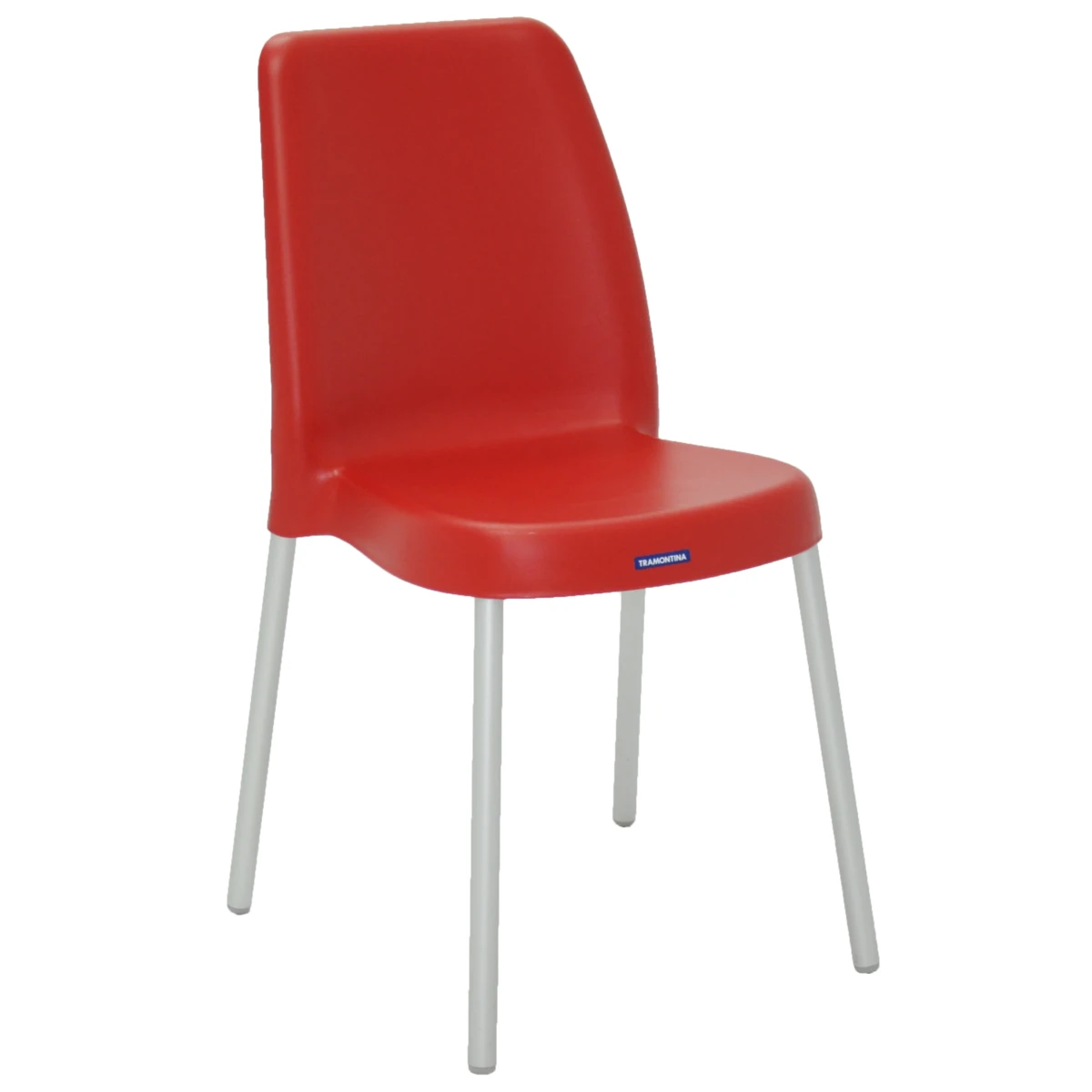 Linha Cadeiras Design - Euromob - Cadeira Vanda com Pernas Anodizadas