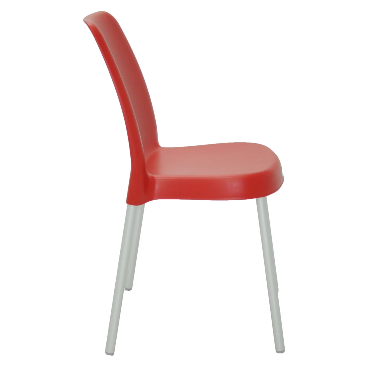 Linha Cadeiras Design - Euromob - Cadeira Vanda com Pernas Anodizadas