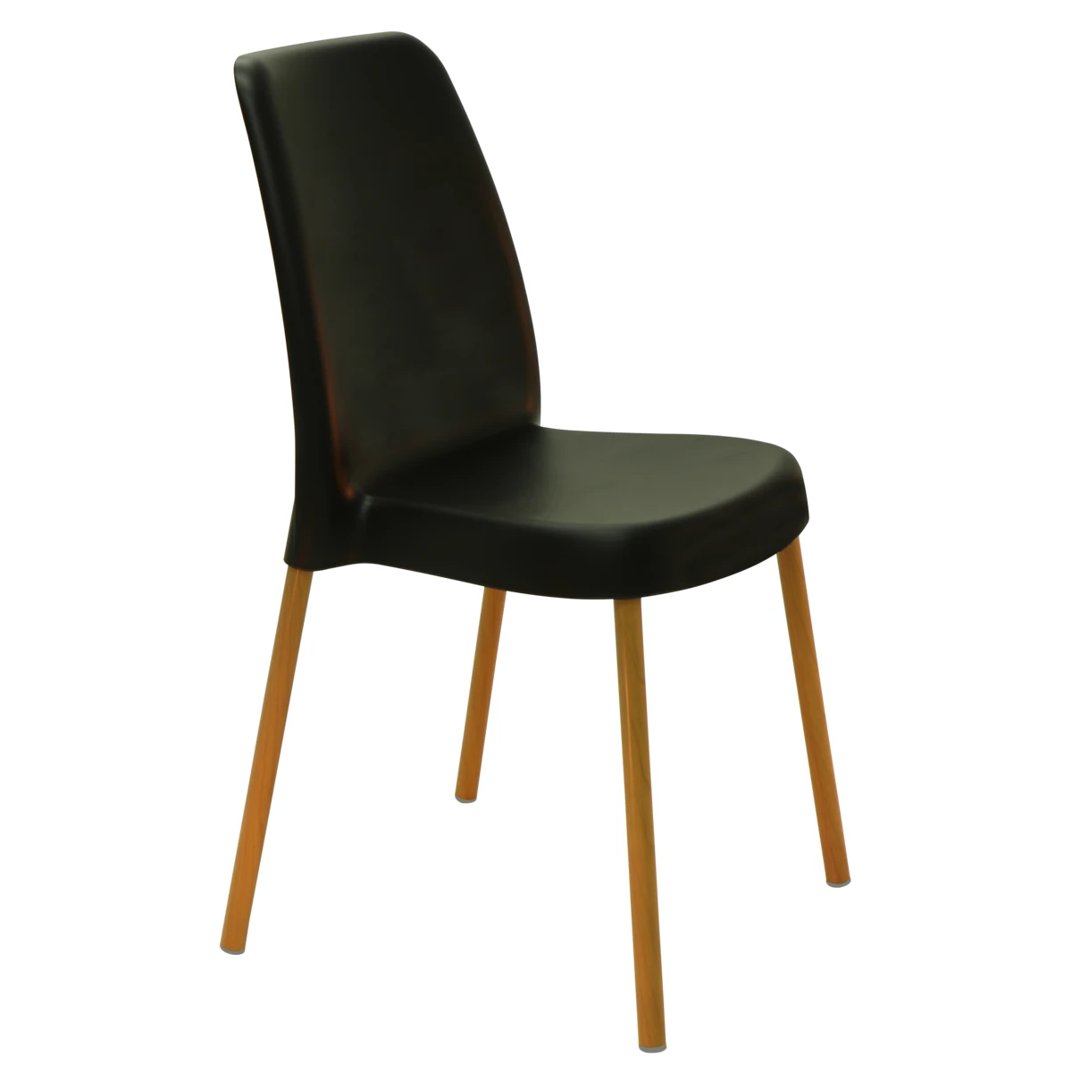Linha Cadeiras Design - Euromob - Cadeira Vanda com Pernas de Linheiro