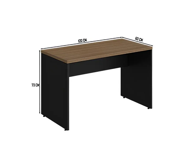 Linha Wood - Euromob - Mesa reta