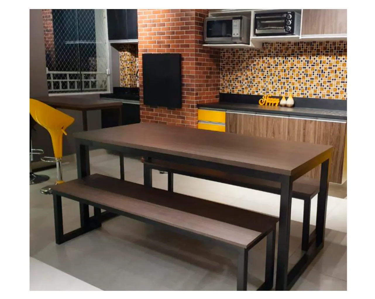 Mesa duo - Euromob - moveis linha industrial - 01