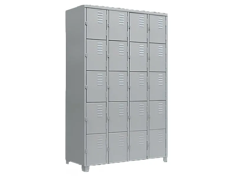 Roupeiro de Aço 20 Portas Pequenas - Euromob