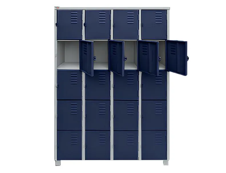 Roupeiro de Aço 20 Portas Pequenas - Euromob