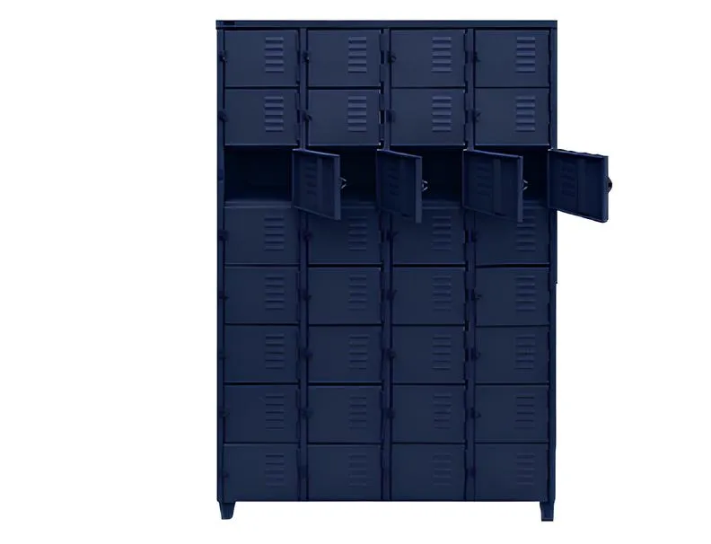 Roupeiro de Aço 32 Portas Pequenas - Euromob