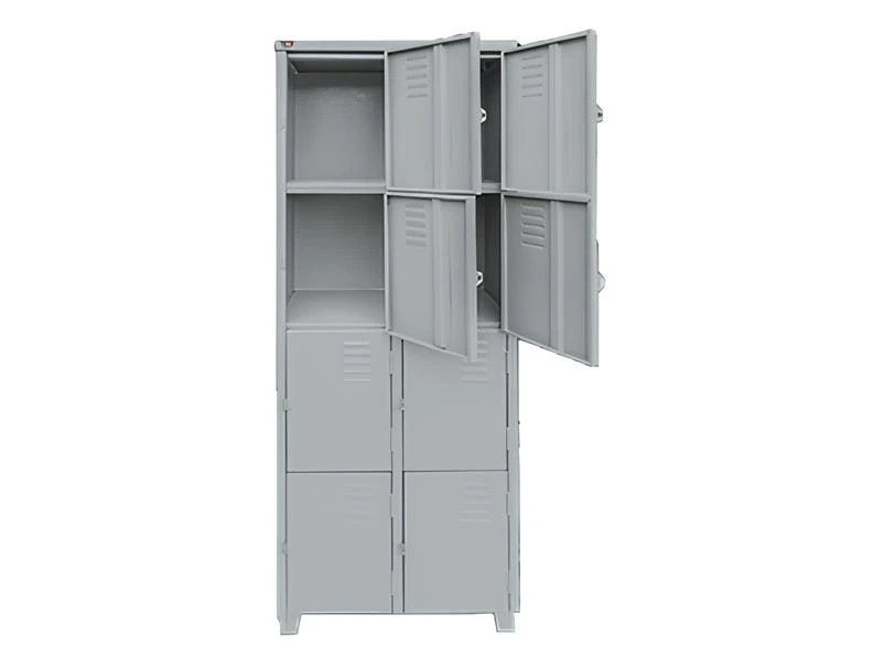 Roupeiro de Aço 8 Portas Pequenas- Euromob - roupeiros grandes