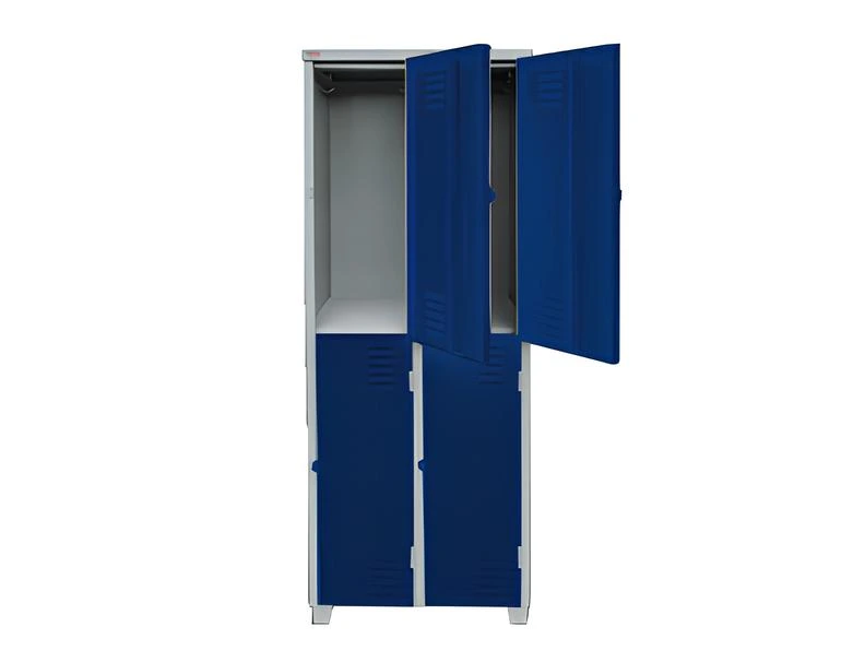 Roupeiro de Aço com 4 Portas Grandes - Euromob - roupeiros de aço - R4