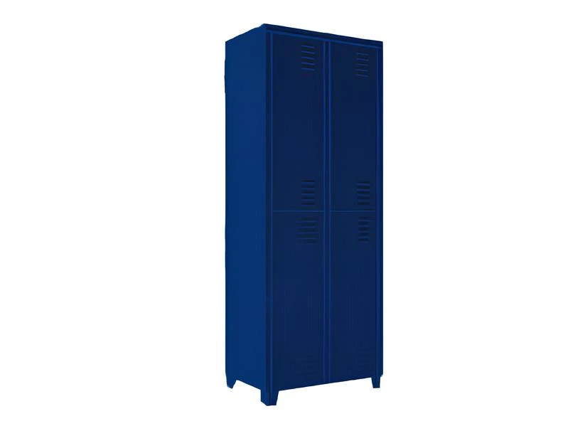 Roupeiro de Aço com 4 Portas Grandes - Euromob - roupeiros de aço