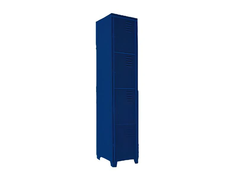 Roupeiro de Aço com 4 Portas Pequenas - Euromob - armários roupeiro