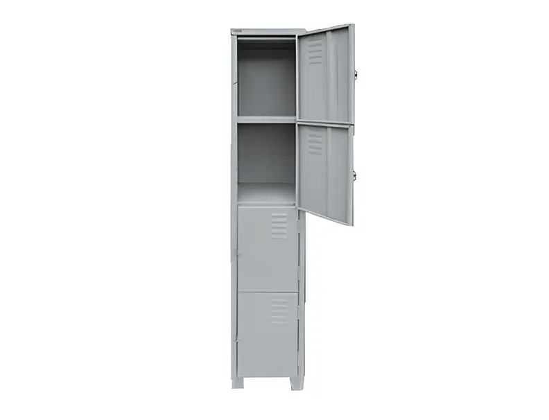 Roupeiro de Aço com 4 Portas Pequenas - Euromob - roupeiros de aço - R4