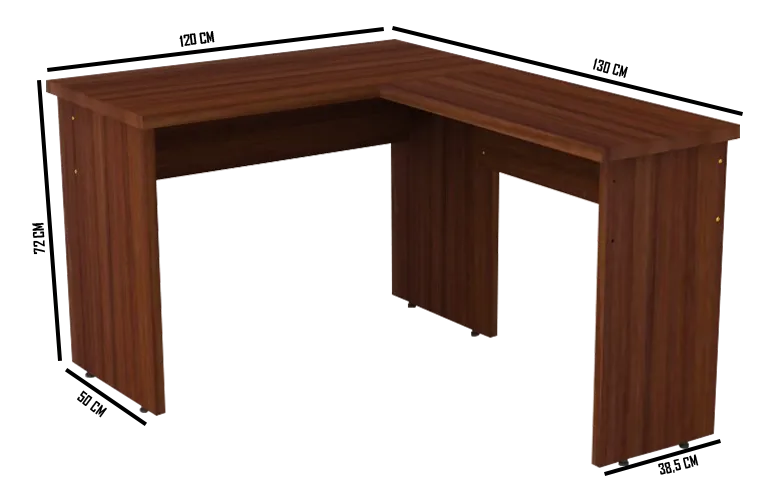 mesa angular - Euromob - moveis planejados home office