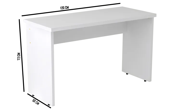 mesa reta - Euromob - home office planejado
